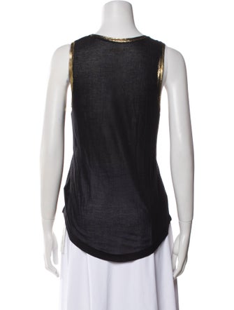 Zadig & Voltaire Scoop Neck Sleeveless Top