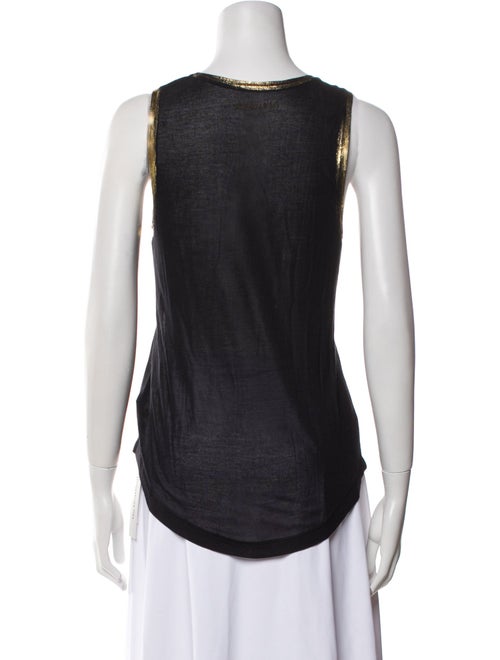 Zadig & Voltaire Scoop Neck Sleeveless Top