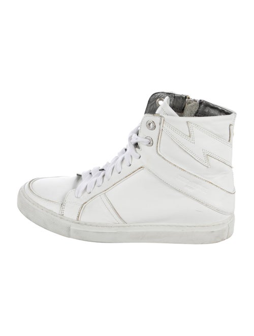Zadig & Voltaire Leather Wedge Sneakers