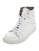 Zadig & Voltaire Leather Wedge Sneakers