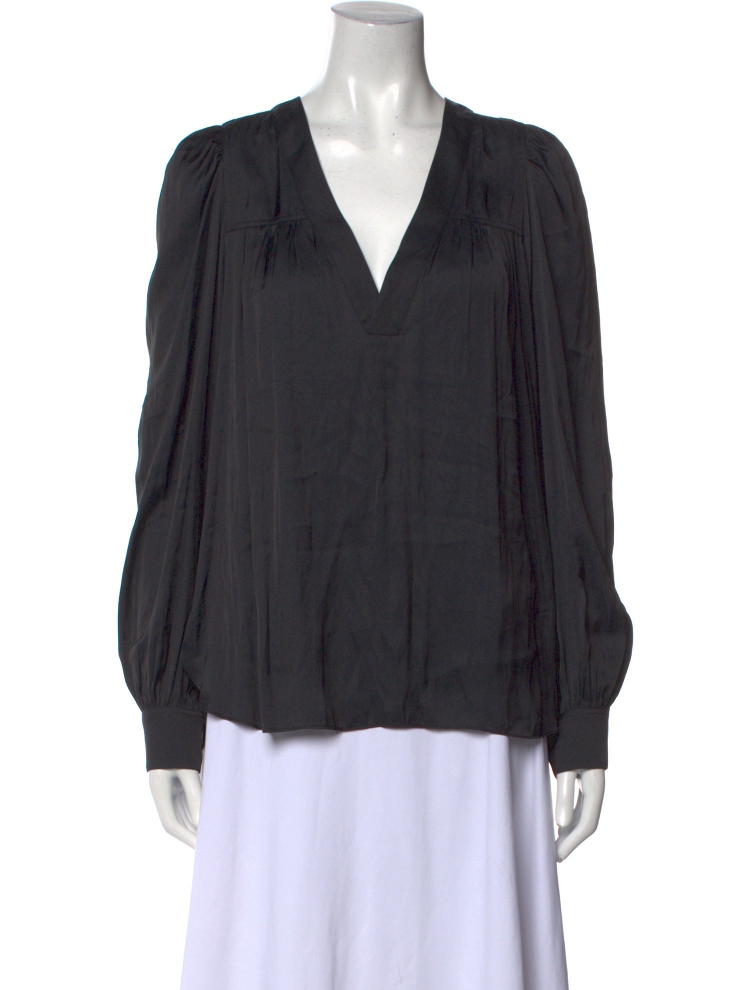 Zadig & Voltaire V-Neck Long Sleeve Blouse w/ Tags
