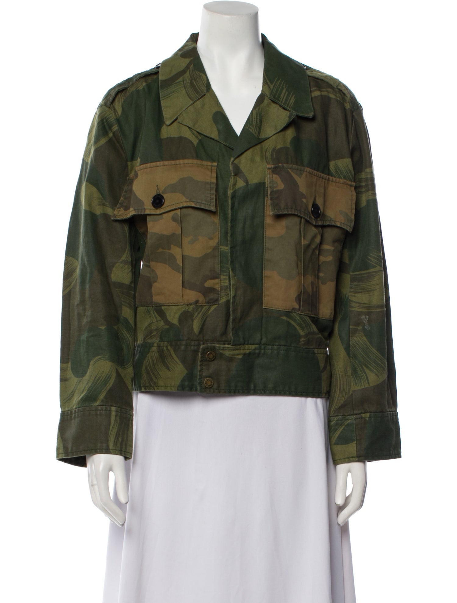 Zadig & Voltaire Camouflage Print Utility Jacket
