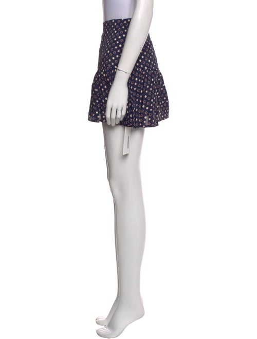 Zadig & Voltaire Polka Dot Print Mini Skirt