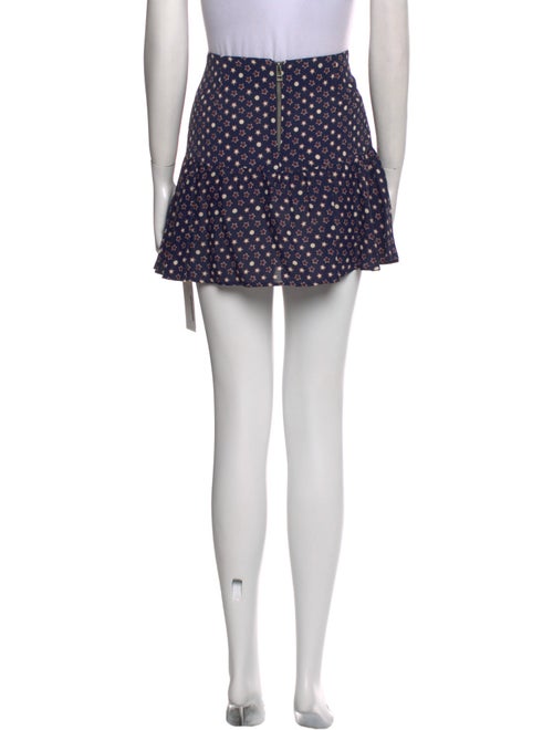 Zadig & Voltaire Polka Dot Print Mini Skirt