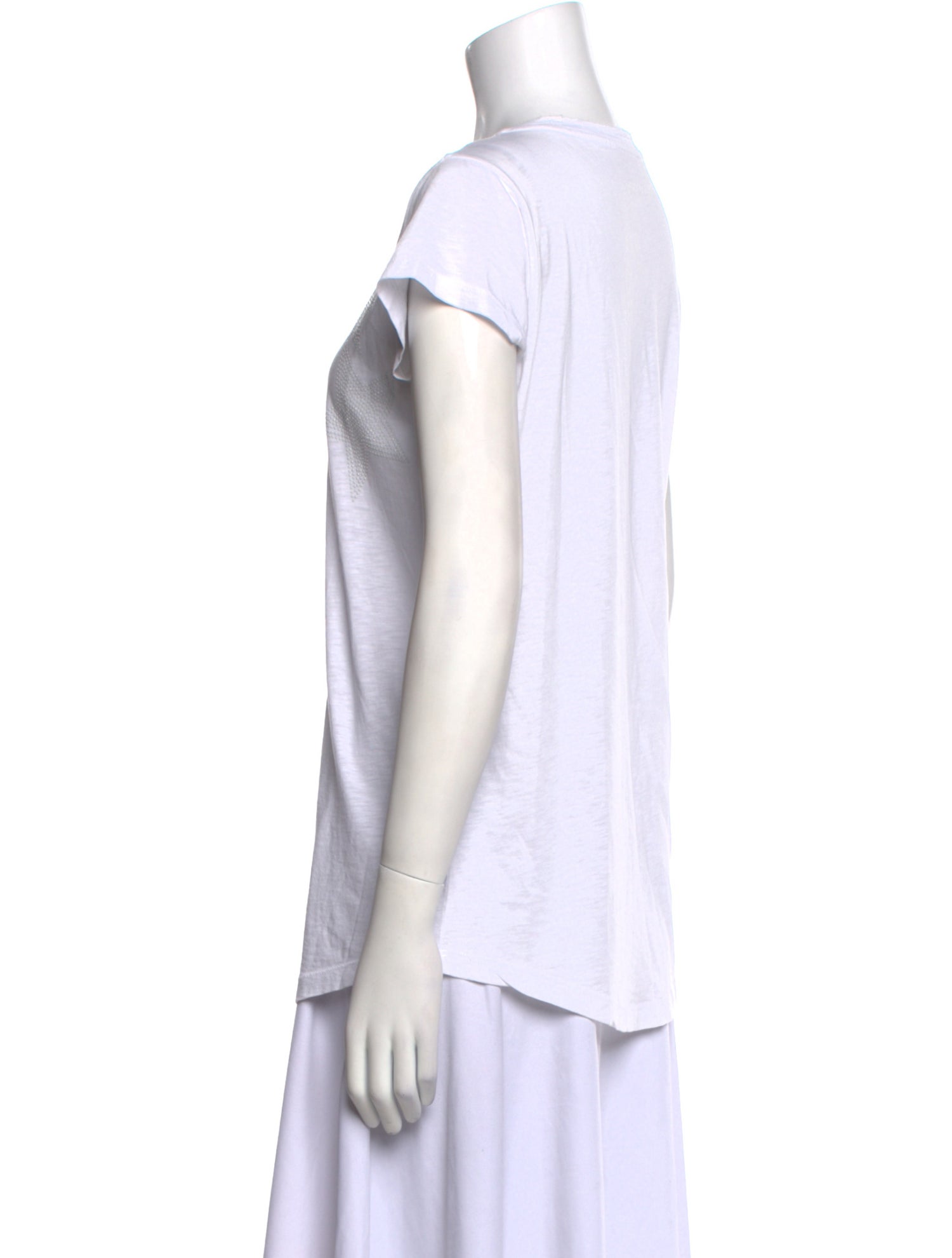 Zadig & Voltaire Scoop Neck Short Sleeve T-Shirt