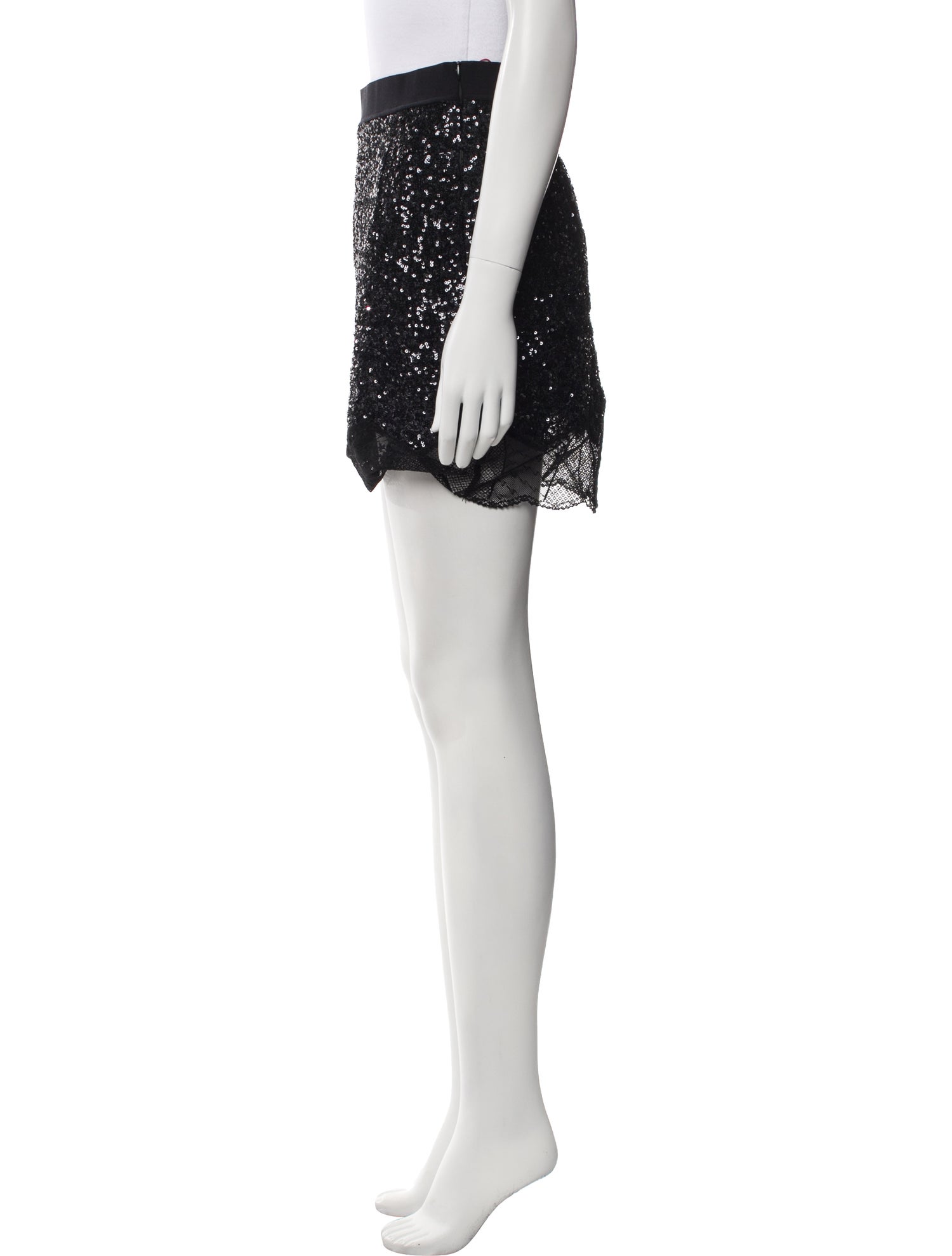 Zadig & Voltaire Sequin Embellishments Mini Skirt w/ Tags