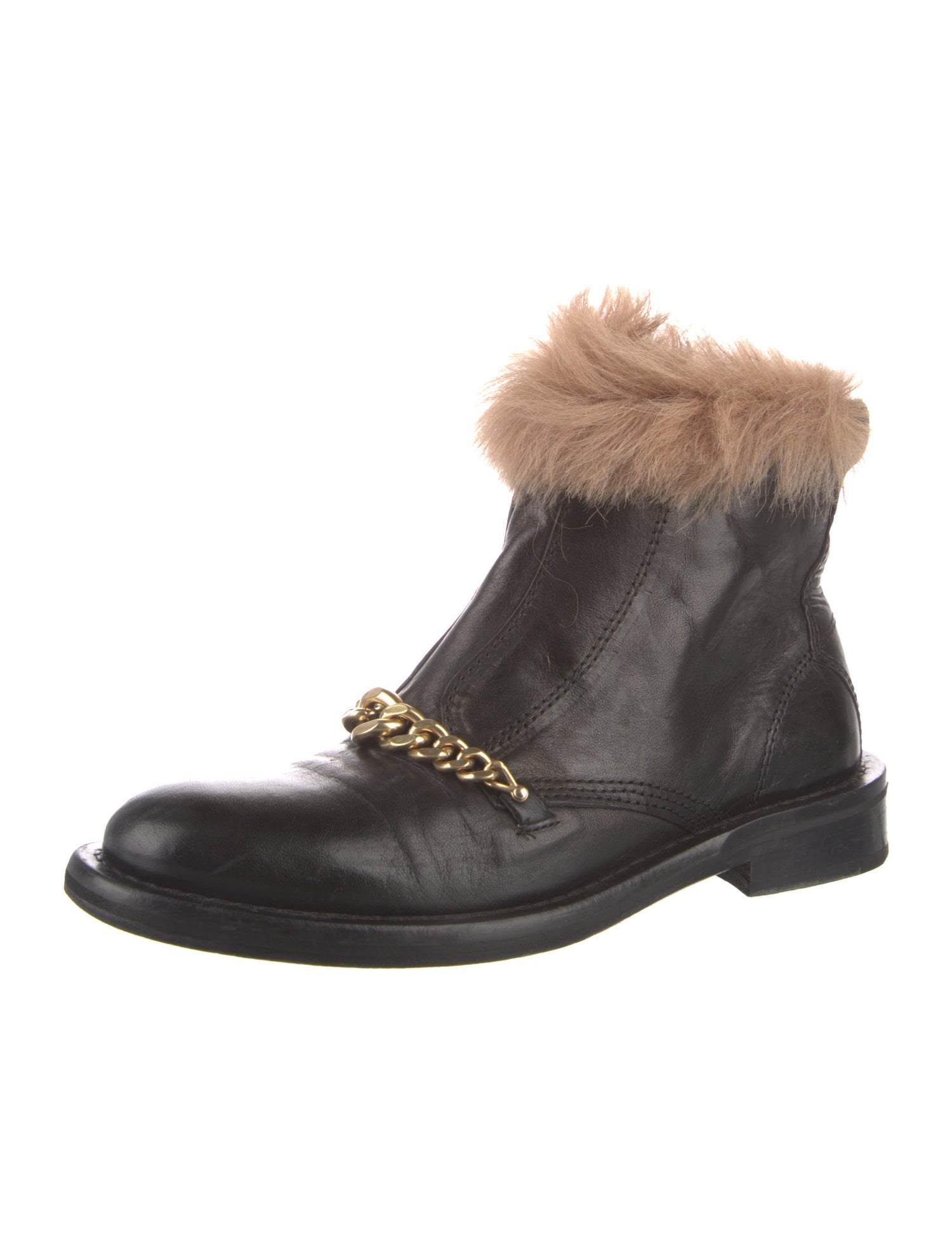 Zadig & Voltaire Leather Moto Boots