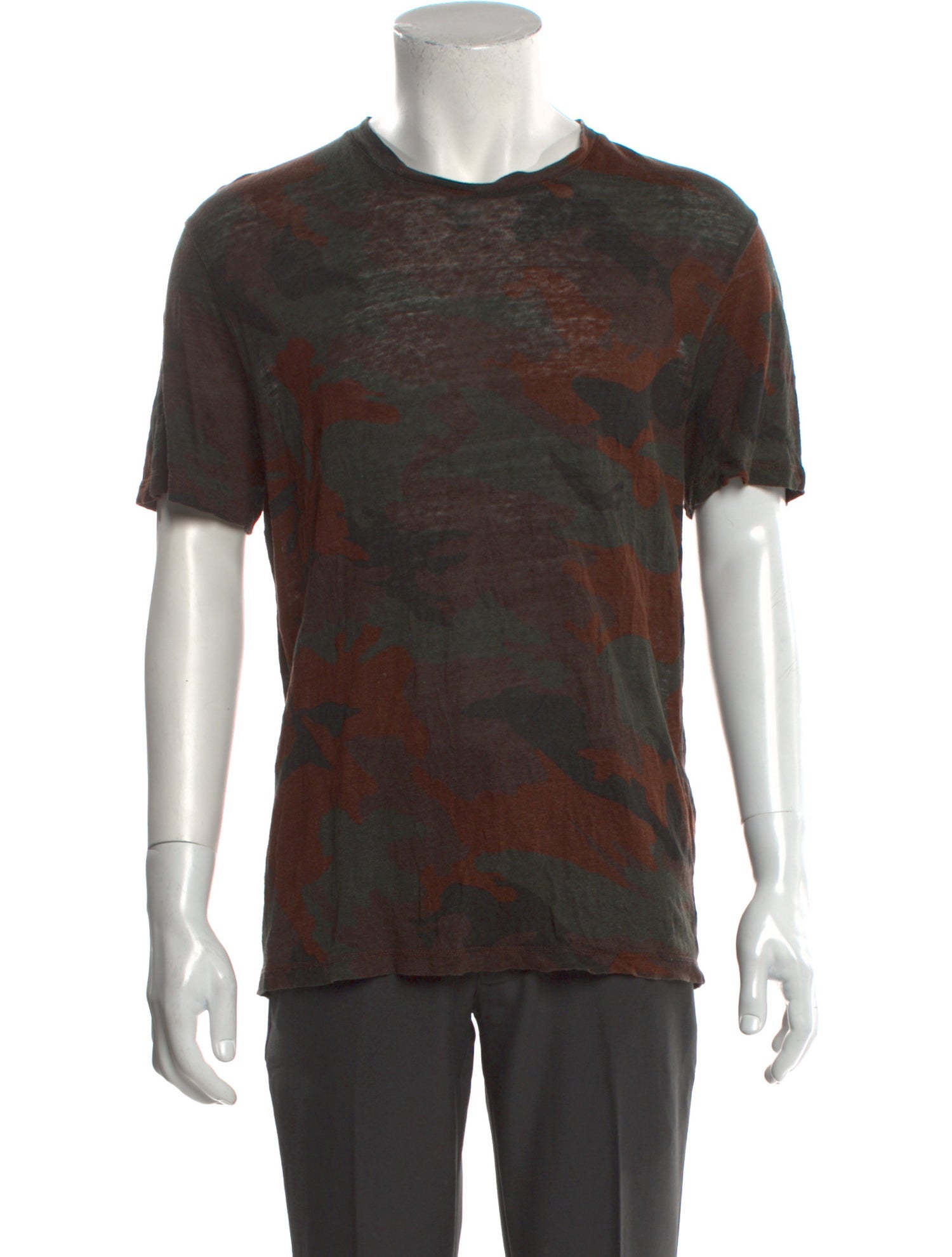 Zadig & Voltaire Linen Crew Neck T-Shirt