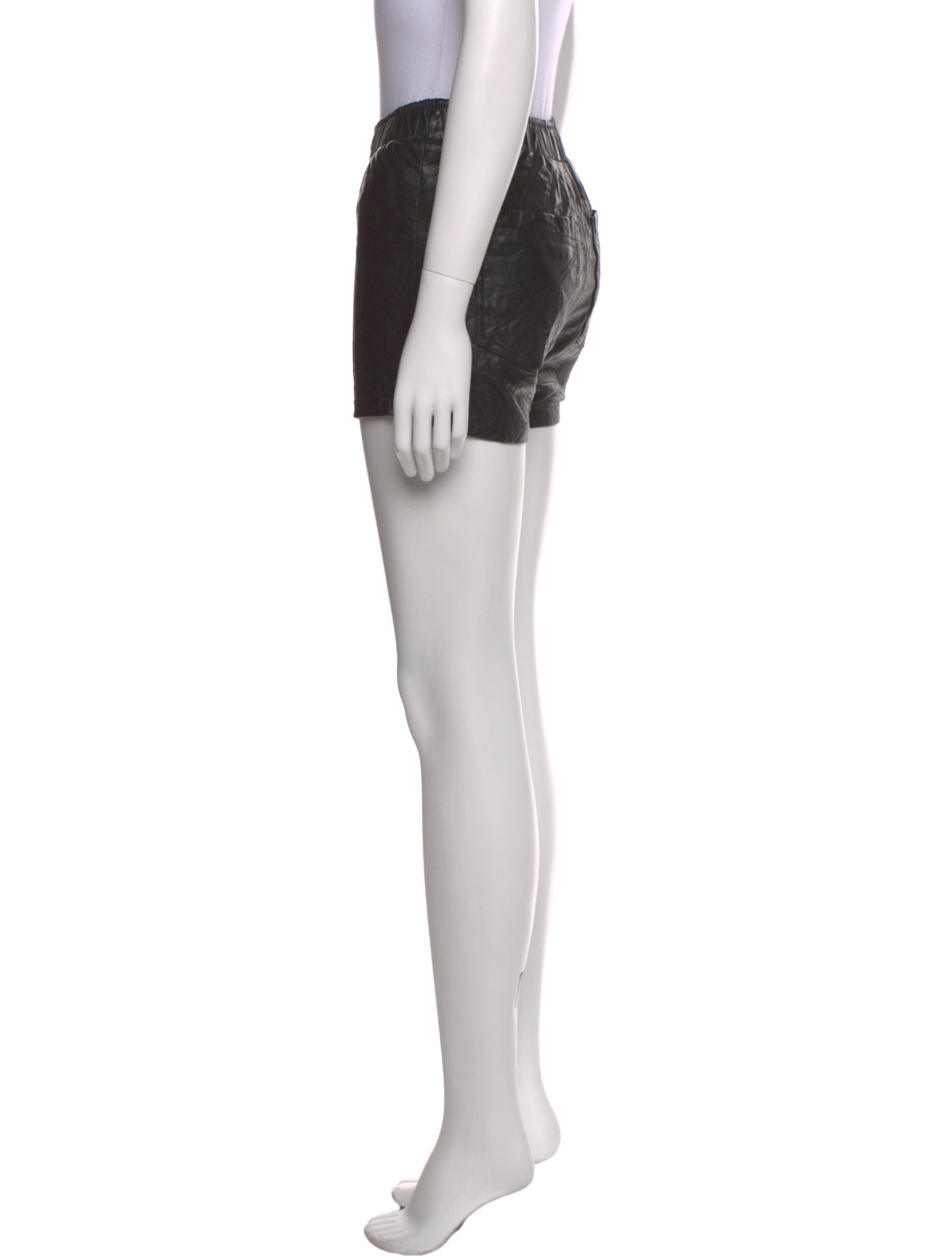 Zadig & Voltaire Leather Mini Shorts