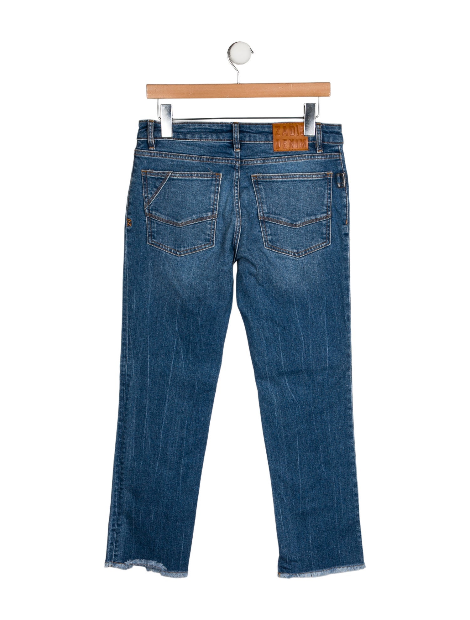 Zadig & Voltaire Mid-Rise Straight Leg Jeans