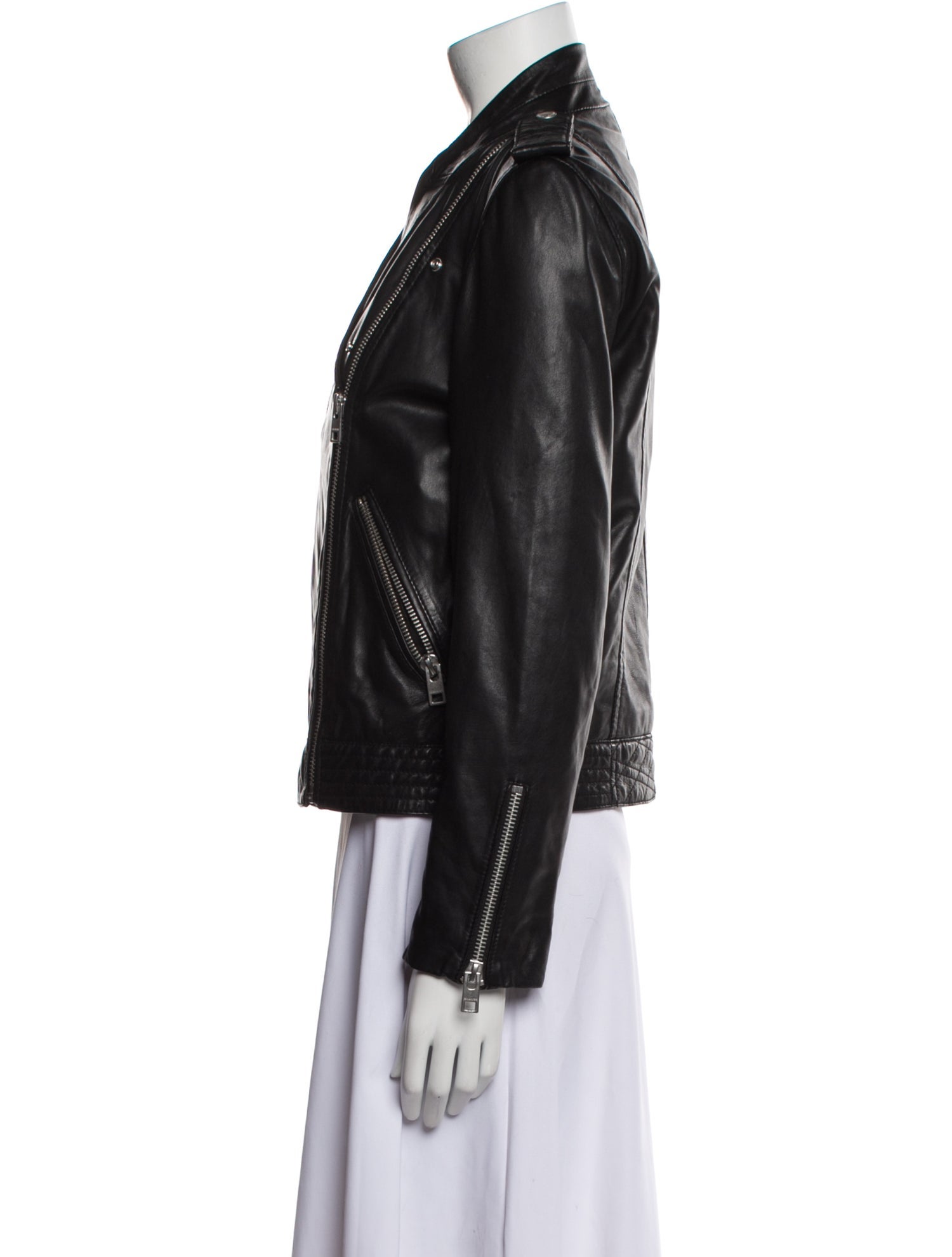 Zadig & Voltaire Leather Biker Jacket