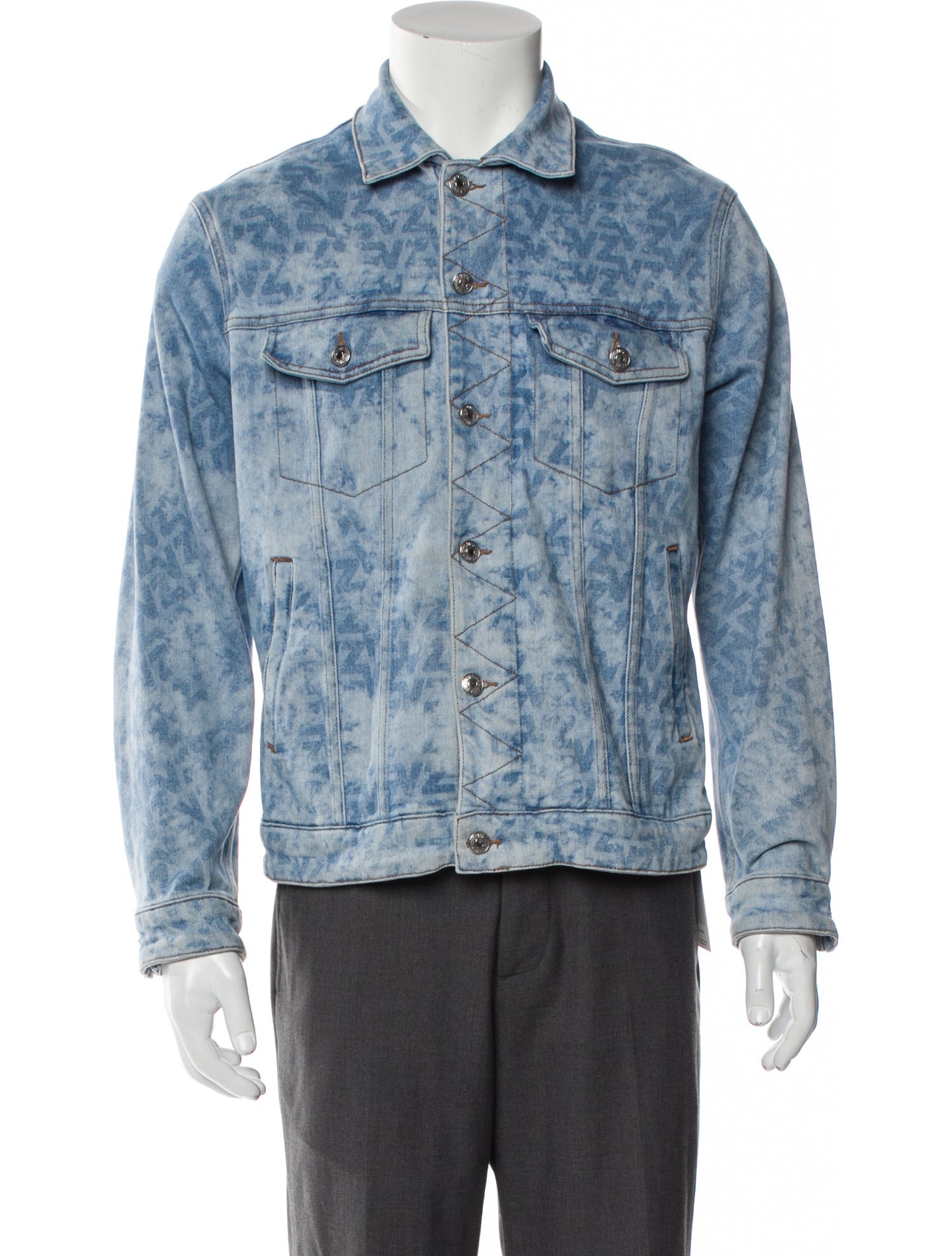 Zadig & Voltaire Printed Denim Jacket