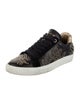 Zadig & Voltaire Leather Crystal Embellishments Sneakers