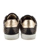 Zadig & Voltaire Leather Crystal Embellishments Sneakers