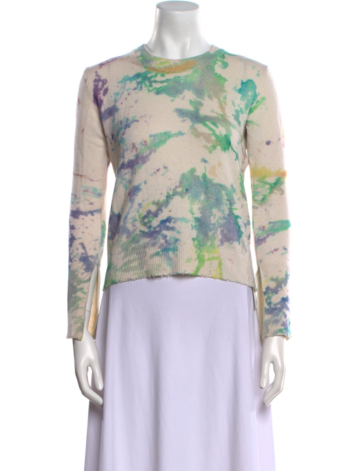 Zadig & Voltaire Cashmere Tie-Dye Print Sweater