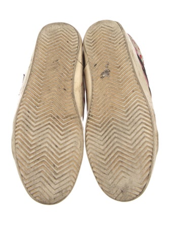 Zadig & Voltaire Leather Printed Sneakers