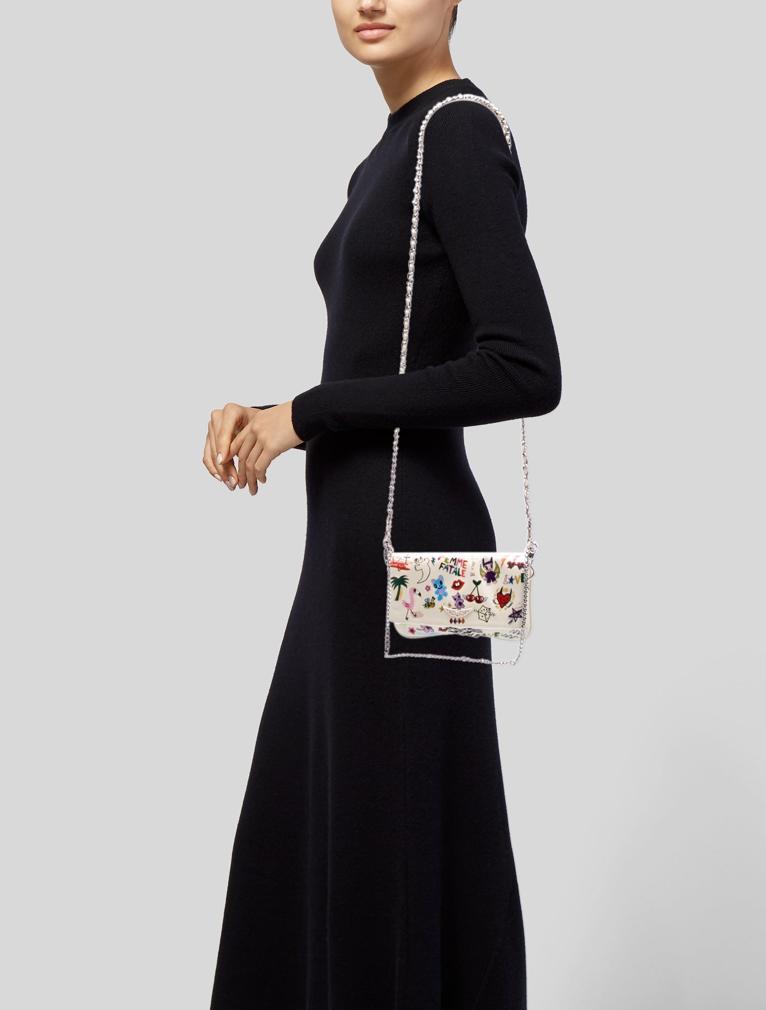 Zadig & Voltaire Leather Clutch