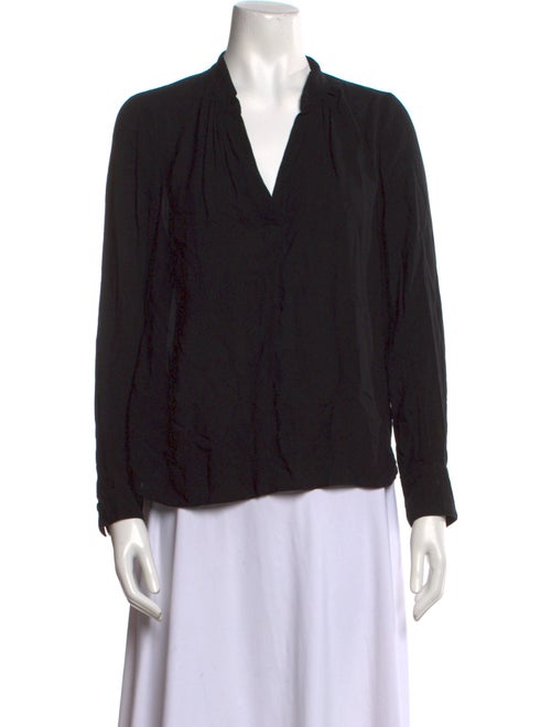 Zadig & Voltaire V-Neck Long Sleeve Blouse