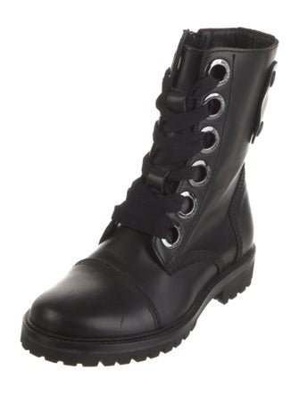 Zadig & Voltaire Leather Combat Boots
