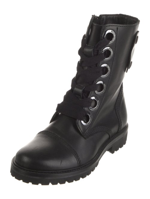 Zadig & Voltaire Leather Combat Boots