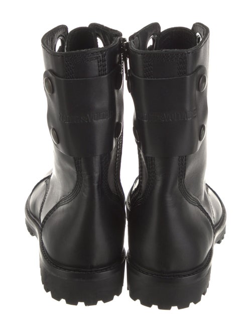 Zadig & Voltaire Leather Combat Boots