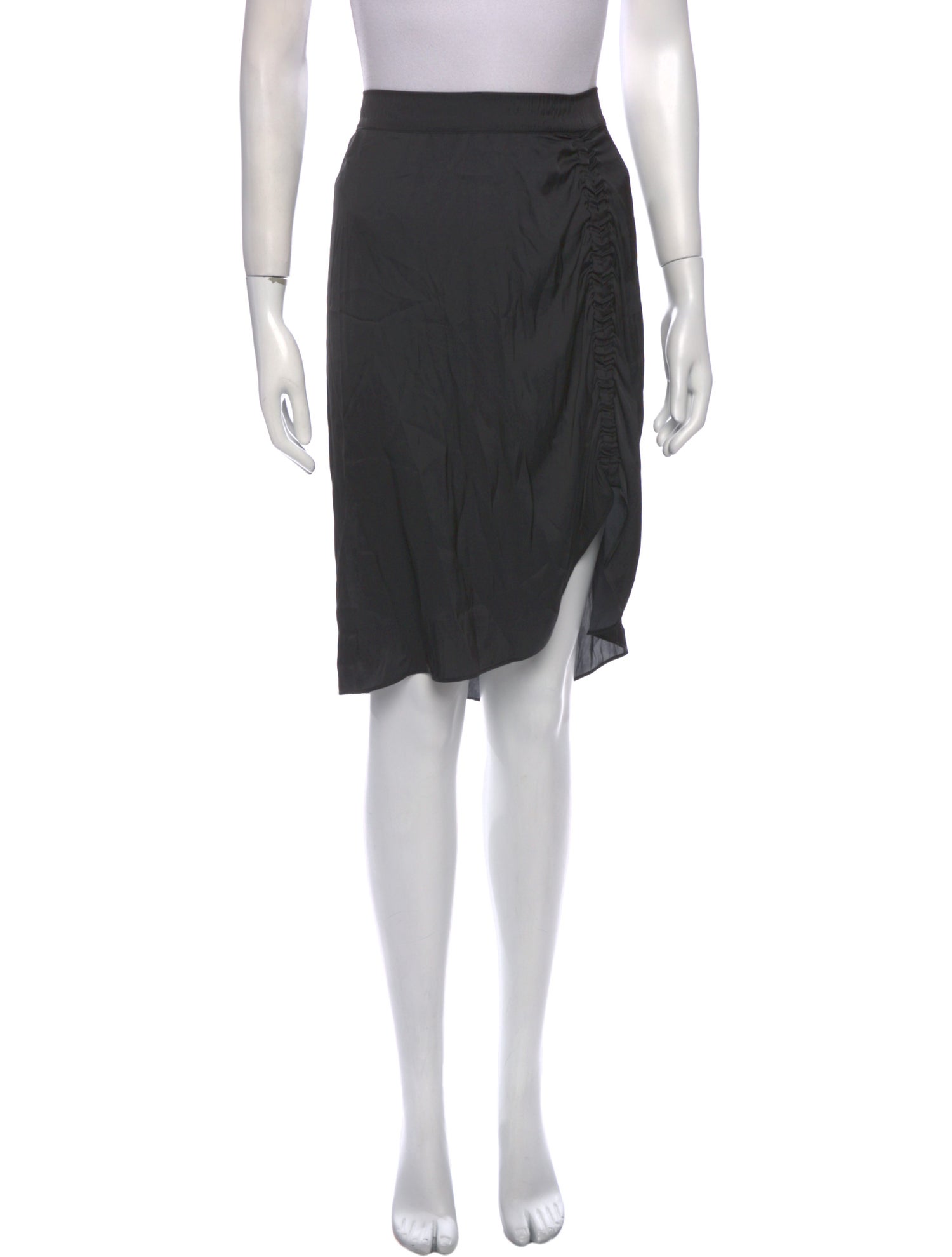 Zadig & Voltaire Pleated Accents Knee-Length Skirt