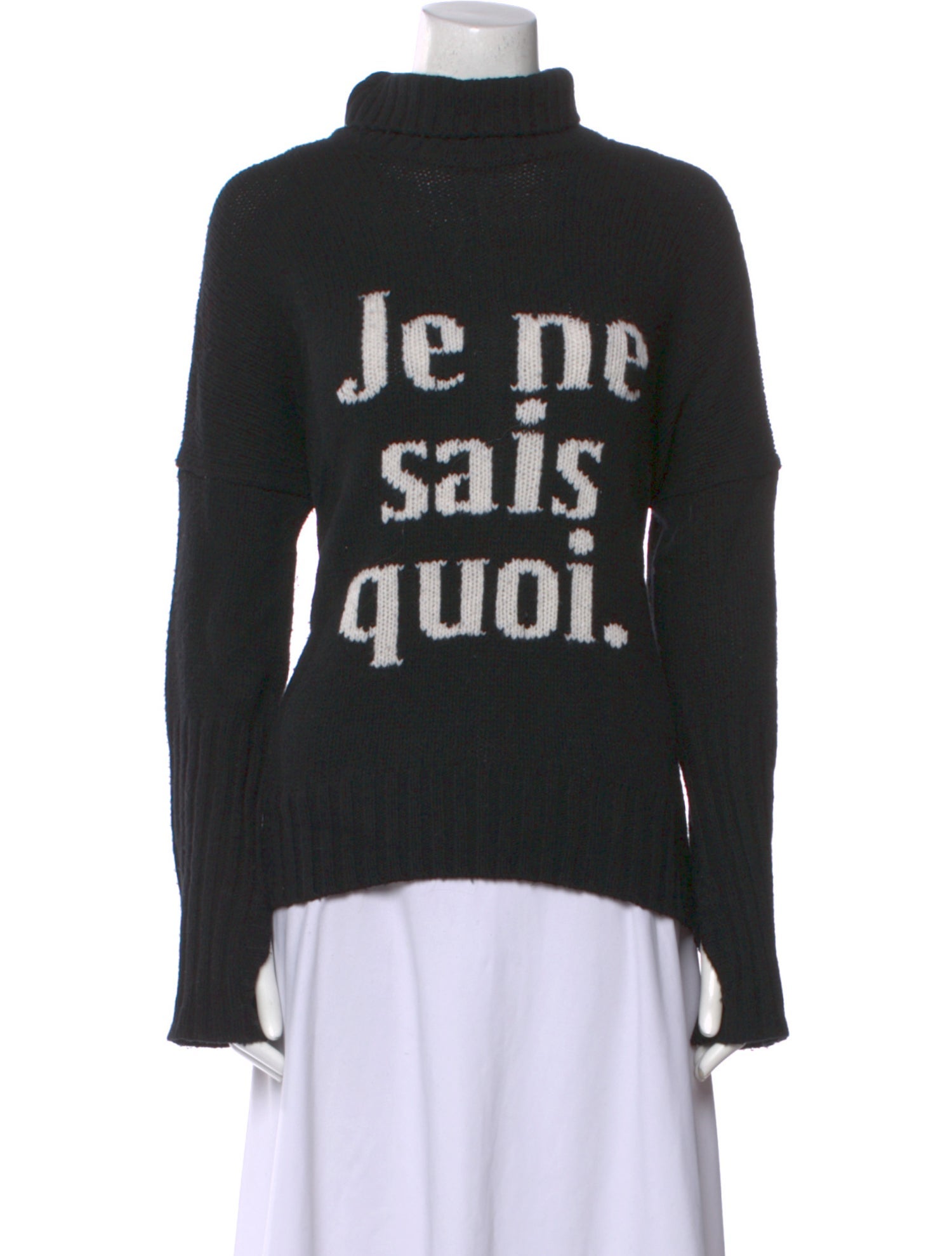 Zadig & Voltaire Graphic Print Turtleneck Sweater