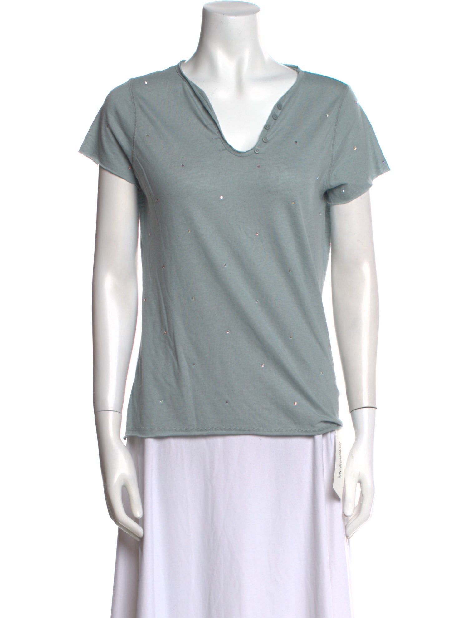 Zadig & Voltaire V-Neck Short Sleeve T-Shirt