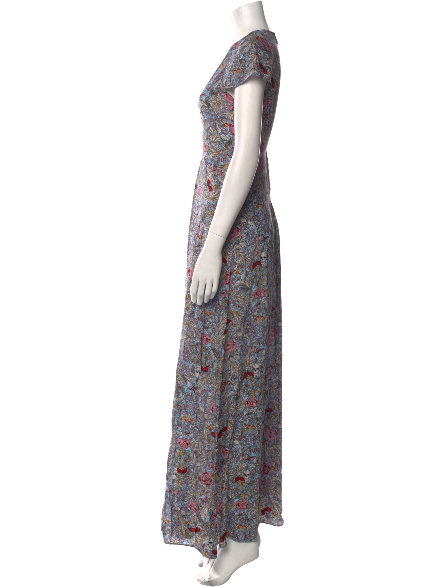 Zadig & Voltaire Floral Print Long Dress w/ Tags