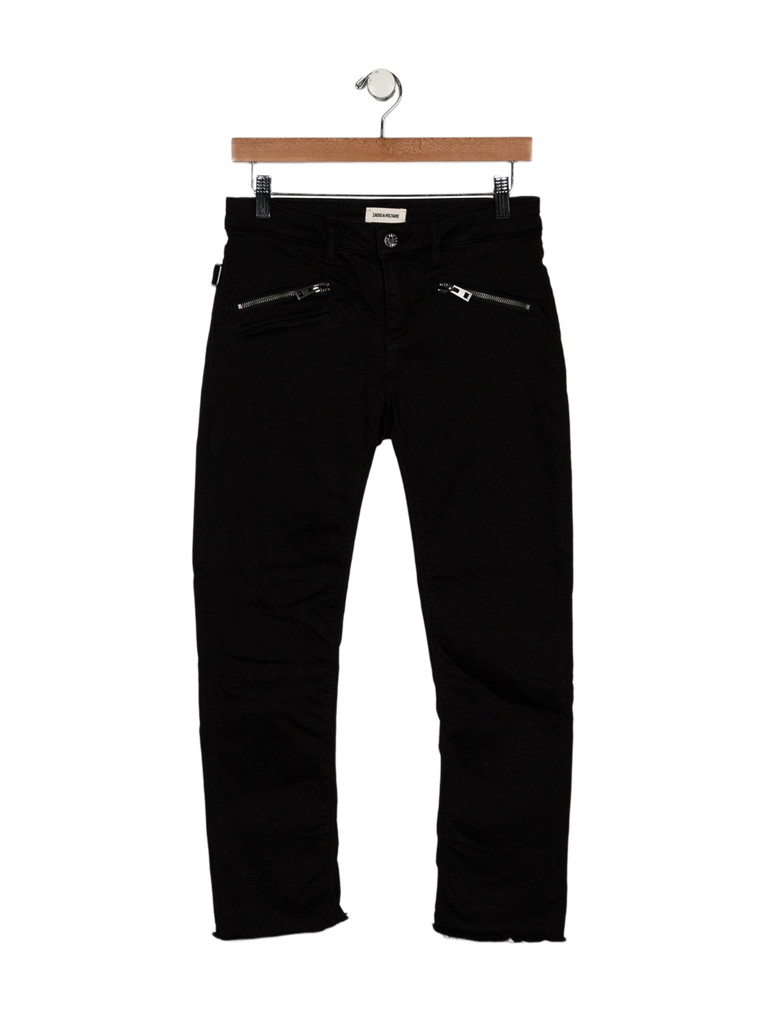 Zadig & Voltaire Mid-Rise Straight Leg Jeans