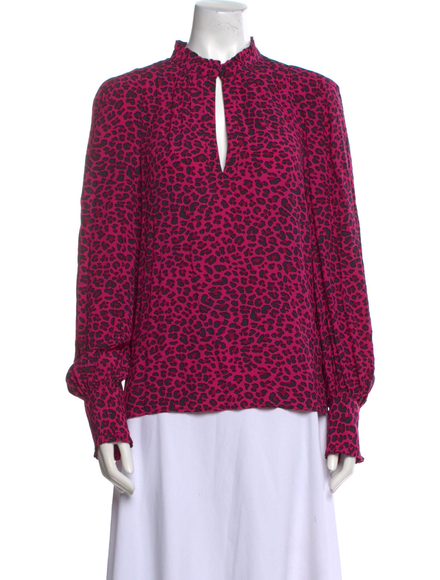 Zadig & Voltaire Printed V-Neck Blouse