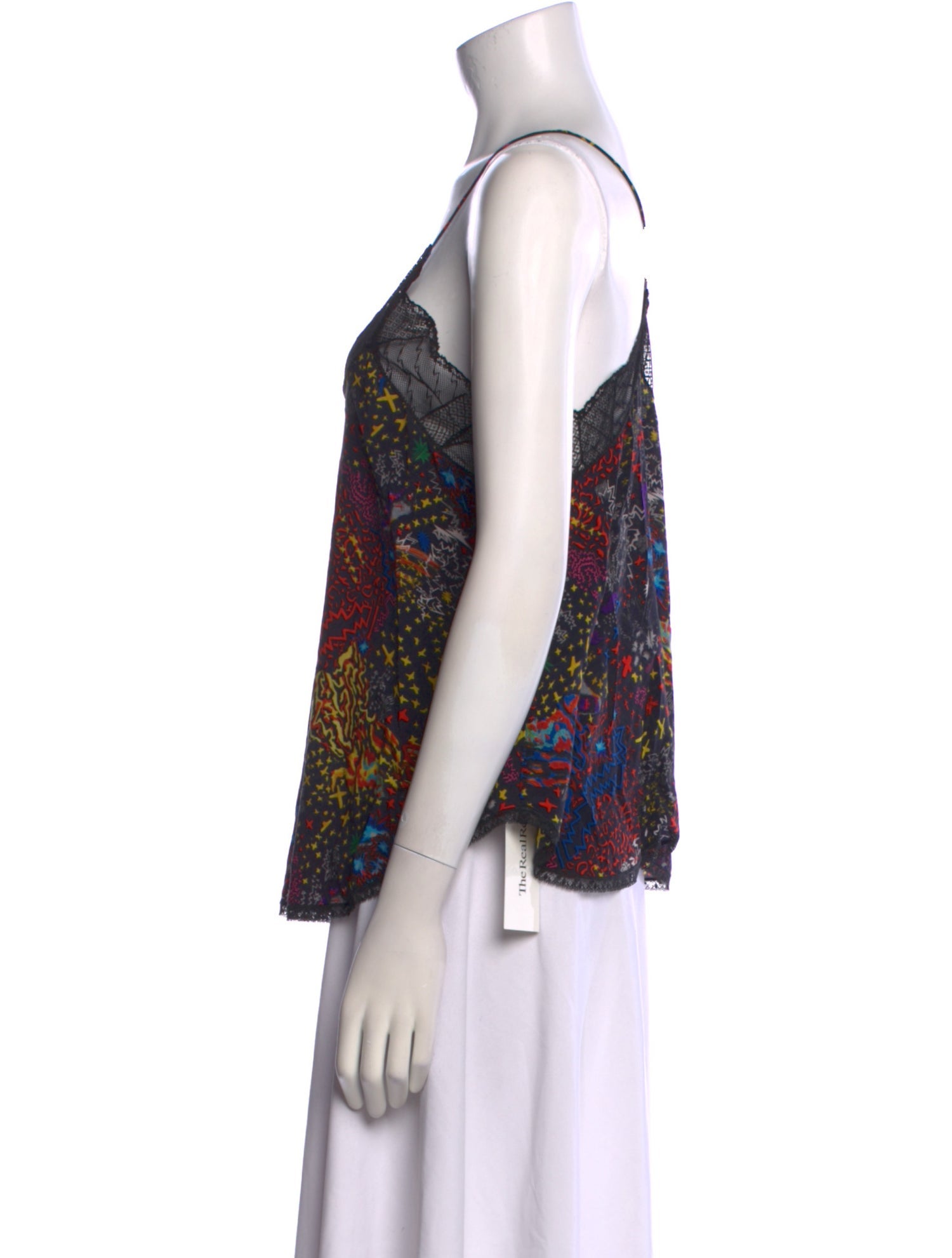 Zadig & Voltaire Printed V-Neck Top