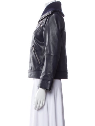 Zadig & Voltaire Lamb Leather Biker Jacket