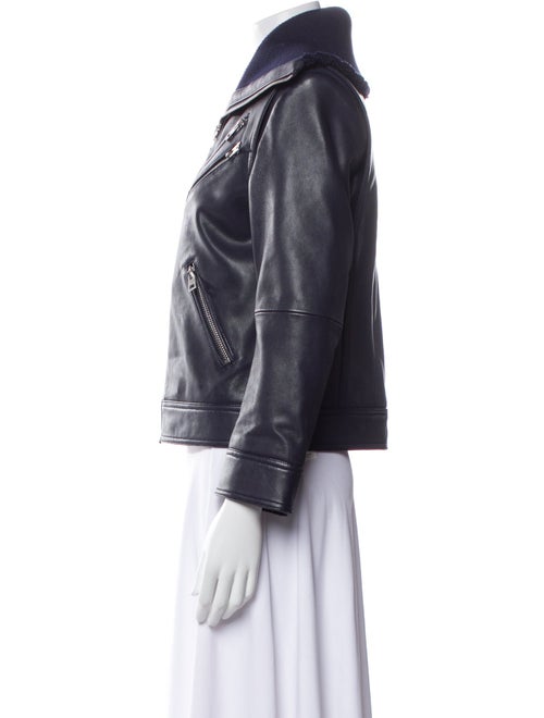 Zadig & Voltaire Lamb Leather Biker Jacket