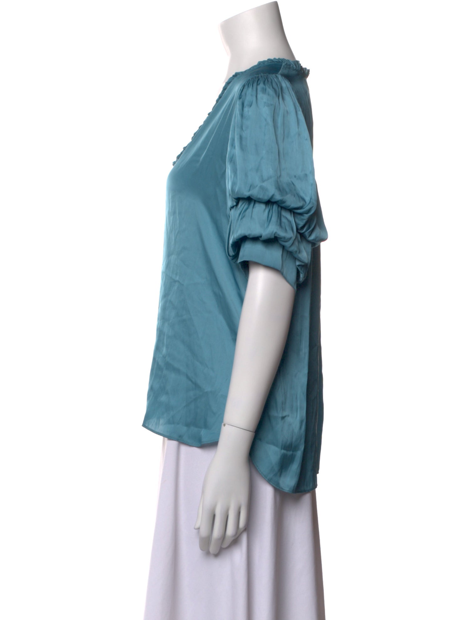 Zadig & Voltaire V-Neck Short Sleeve Blouse