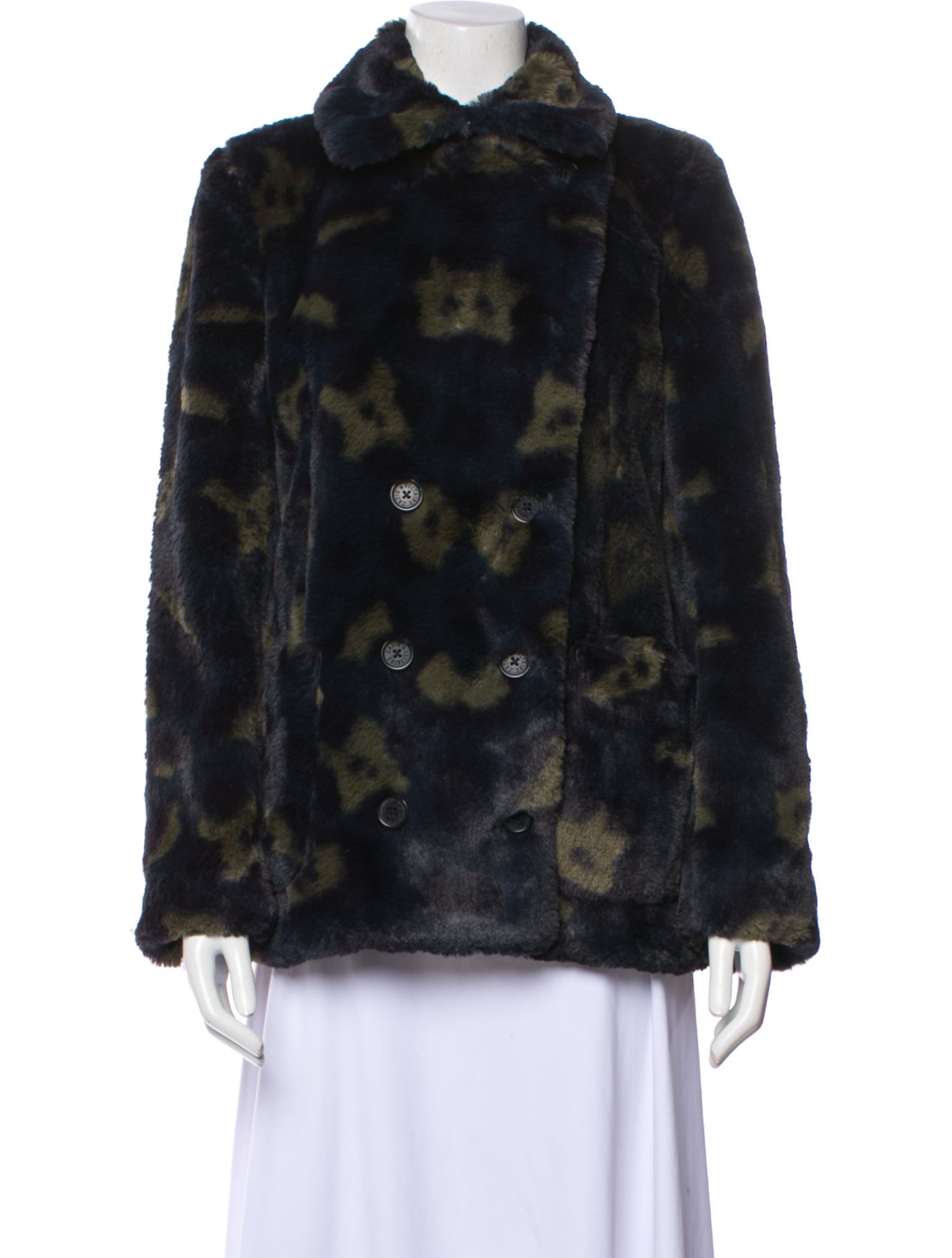Zadig & Voltaire Printed Faux Fur Jacket