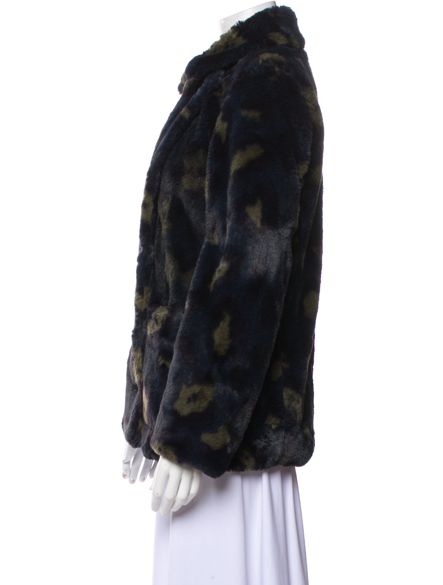 Zadig & Voltaire Printed Faux Fur Jacket