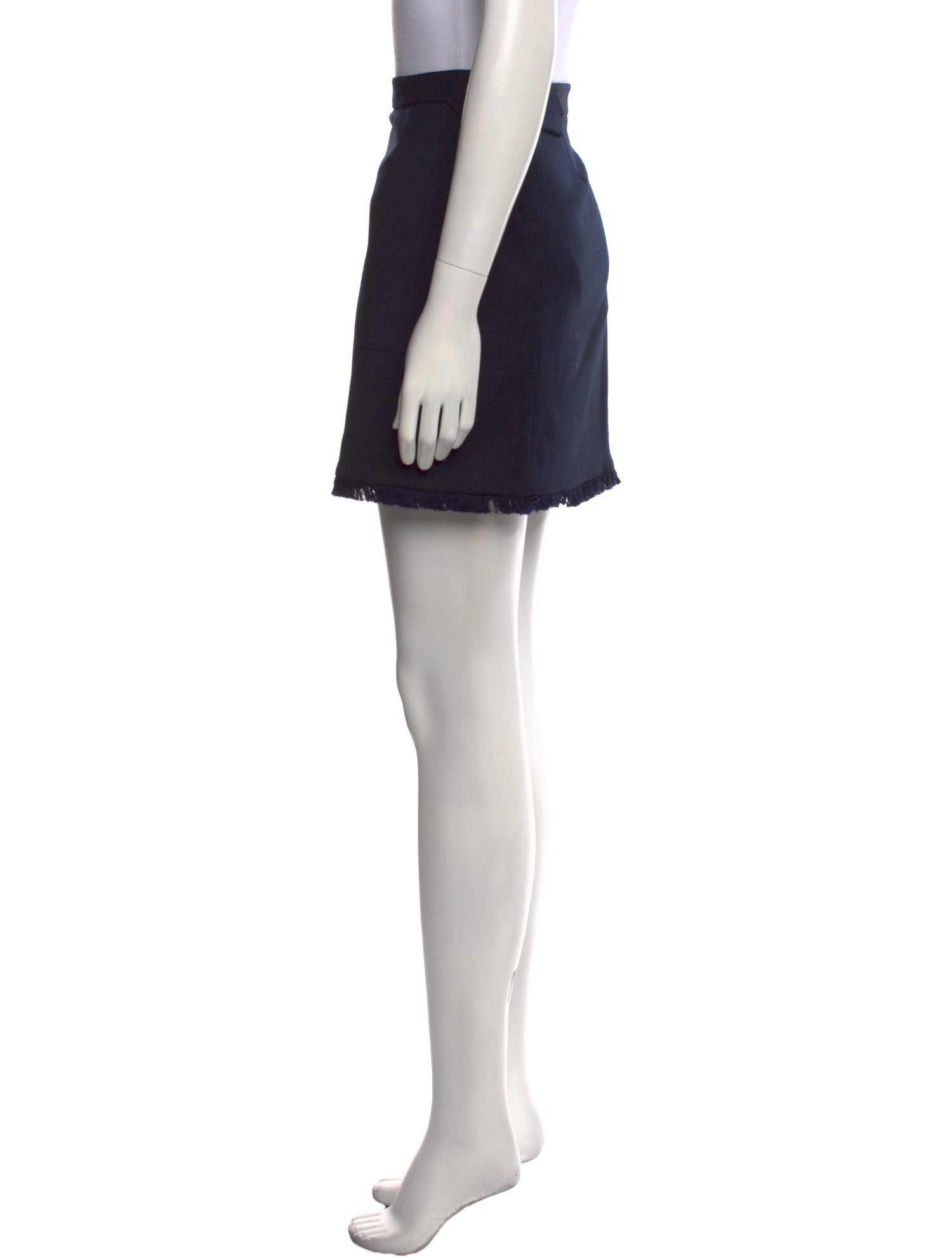 Zadig & Voltaire Raw-Edge Trim Mini Skirt