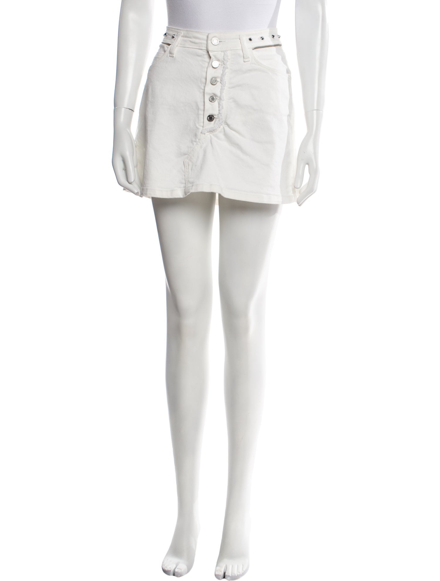 Zadig & Voltaire Studded Accents Mini Skirt