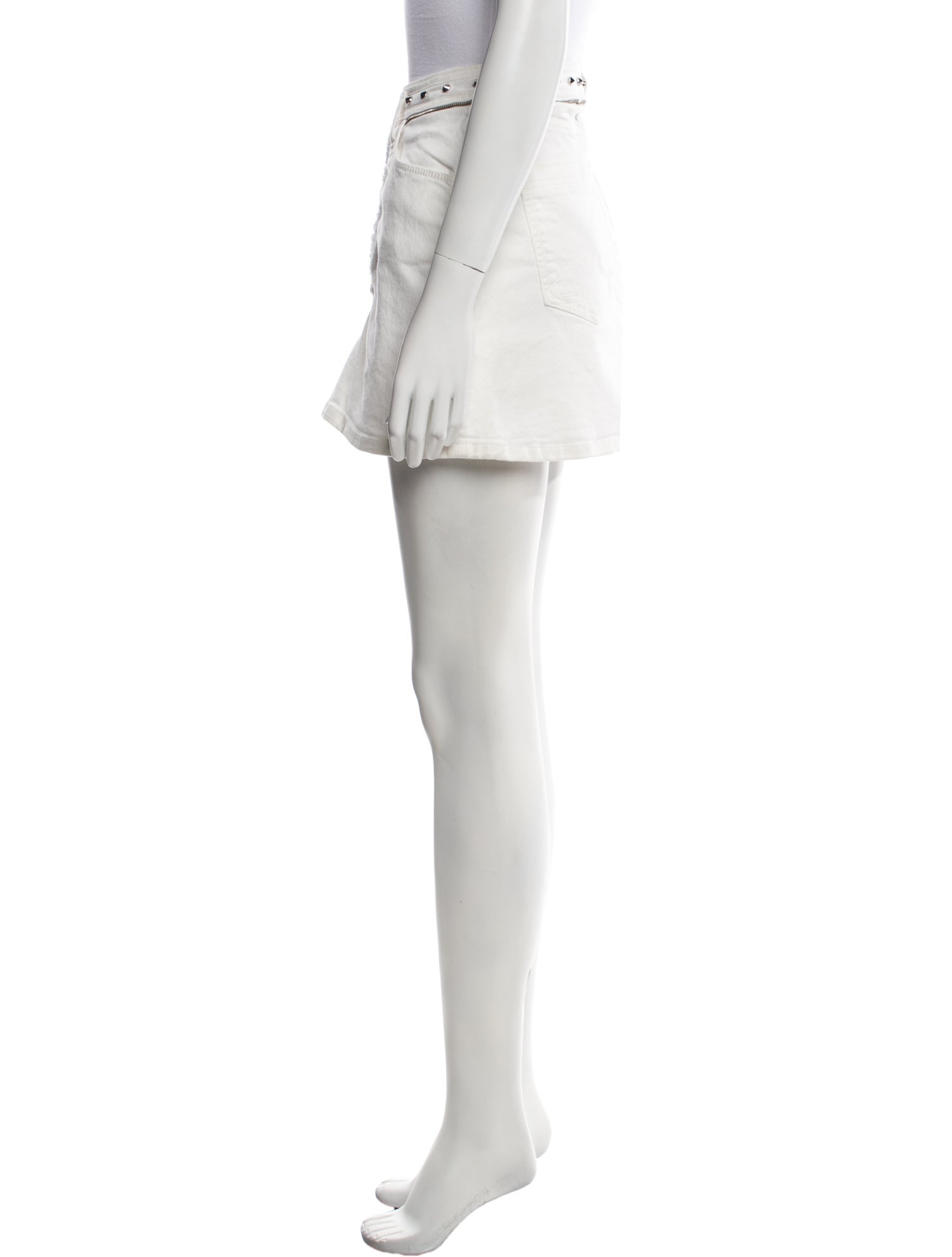 Zadig & Voltaire Studded Accents Mini Skirt