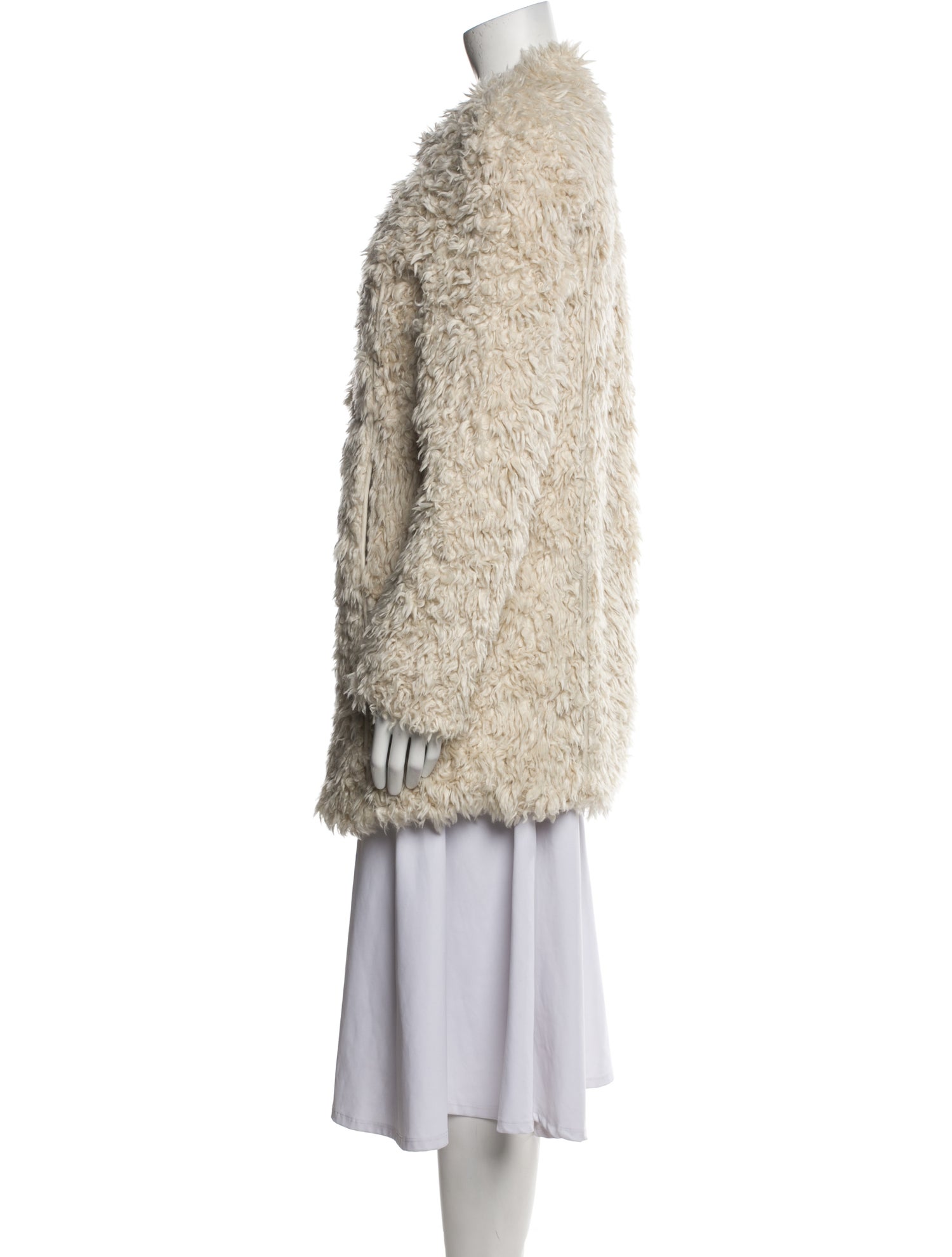 Zadig & Voltaire Faux Fur Faux Fur Coat