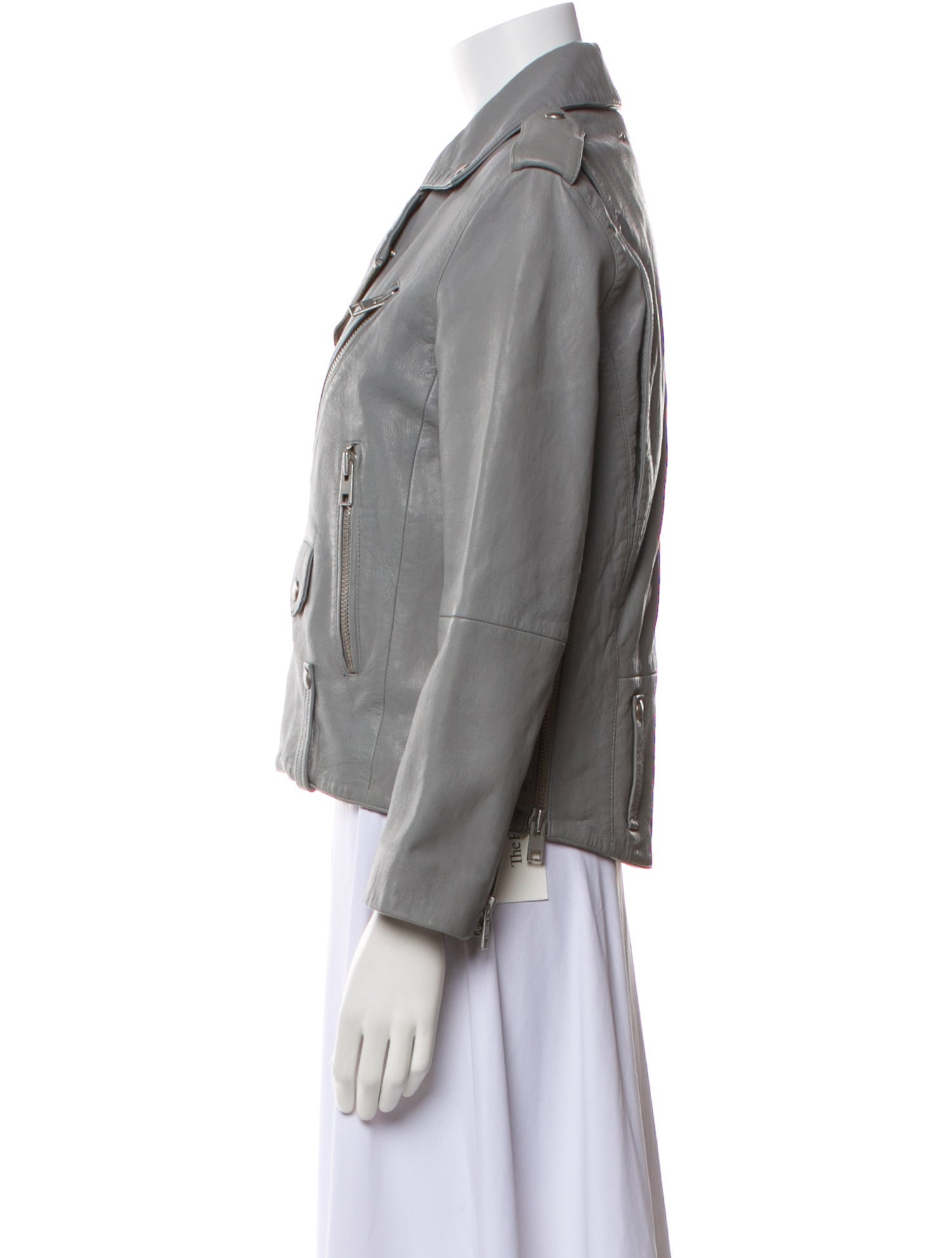 Zadig & Voltaire Lamb Leather Biker Jacket