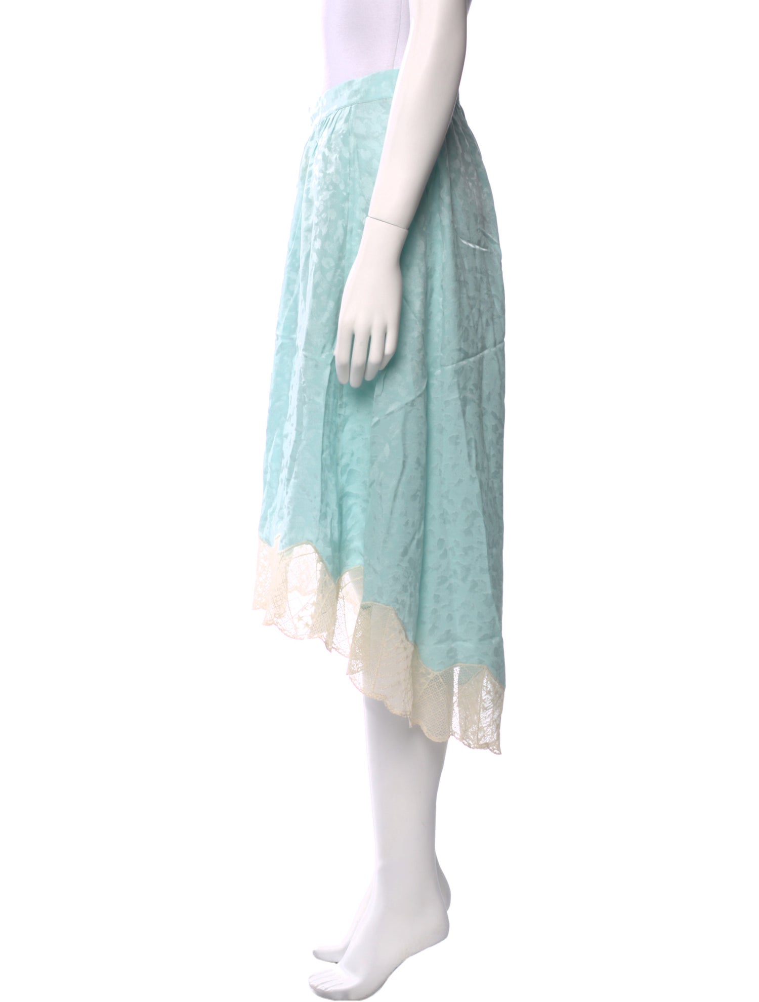 Zadig & Voltaire Silk Knee-Length Skirt w/ Tags