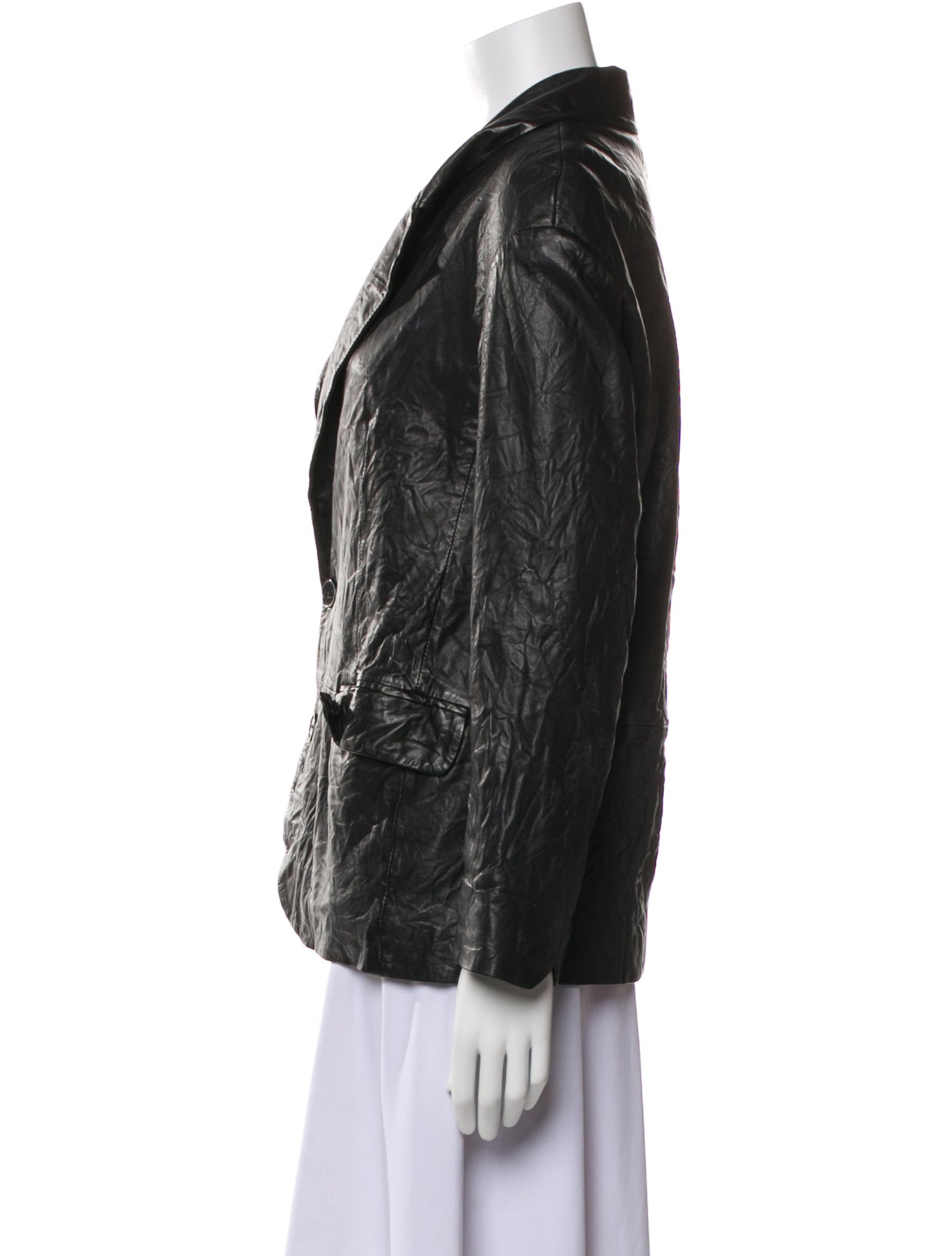 Zadig & Voltaire Leather Blazer