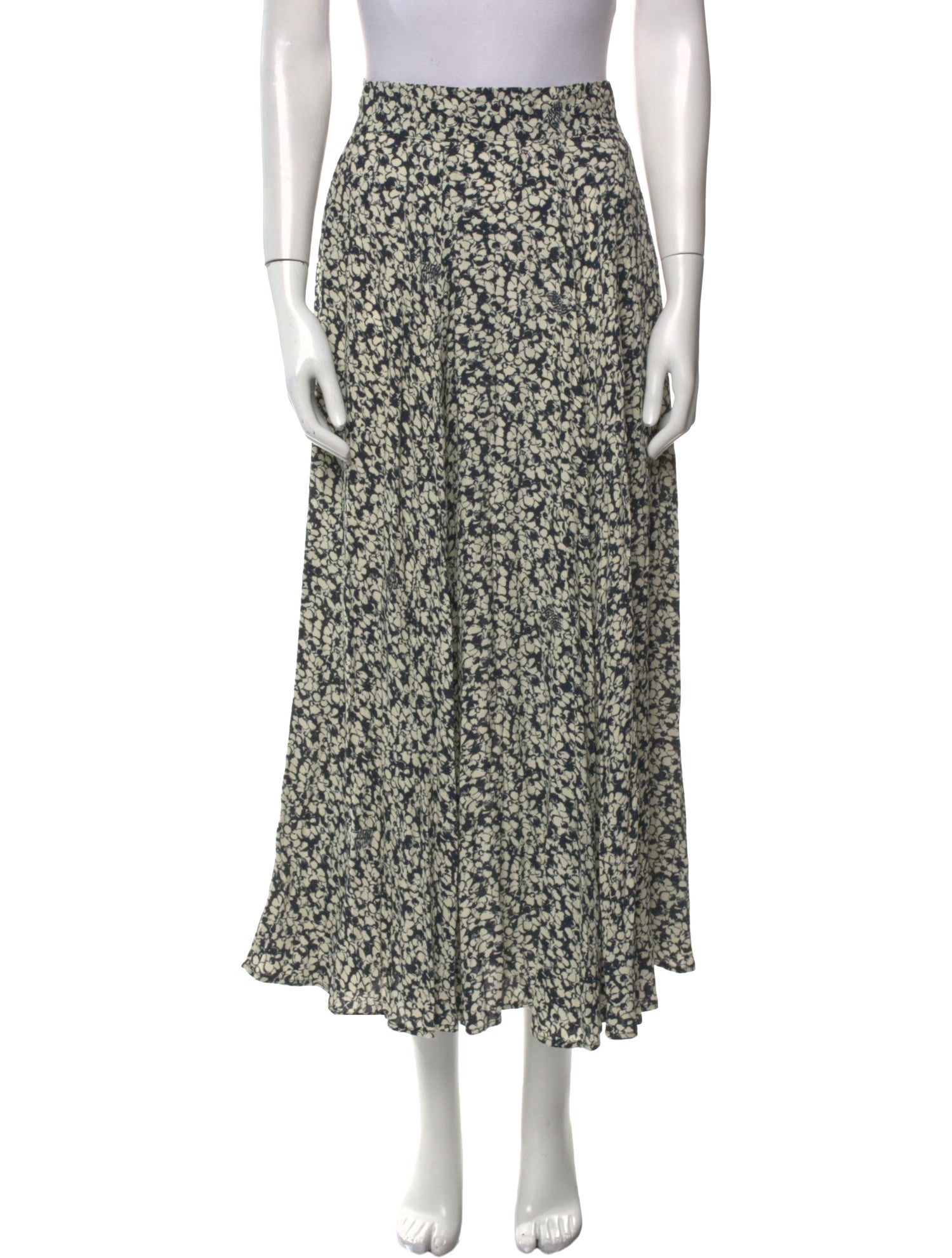 Zadig & Voltaire Floral Print Midi Length Skirt