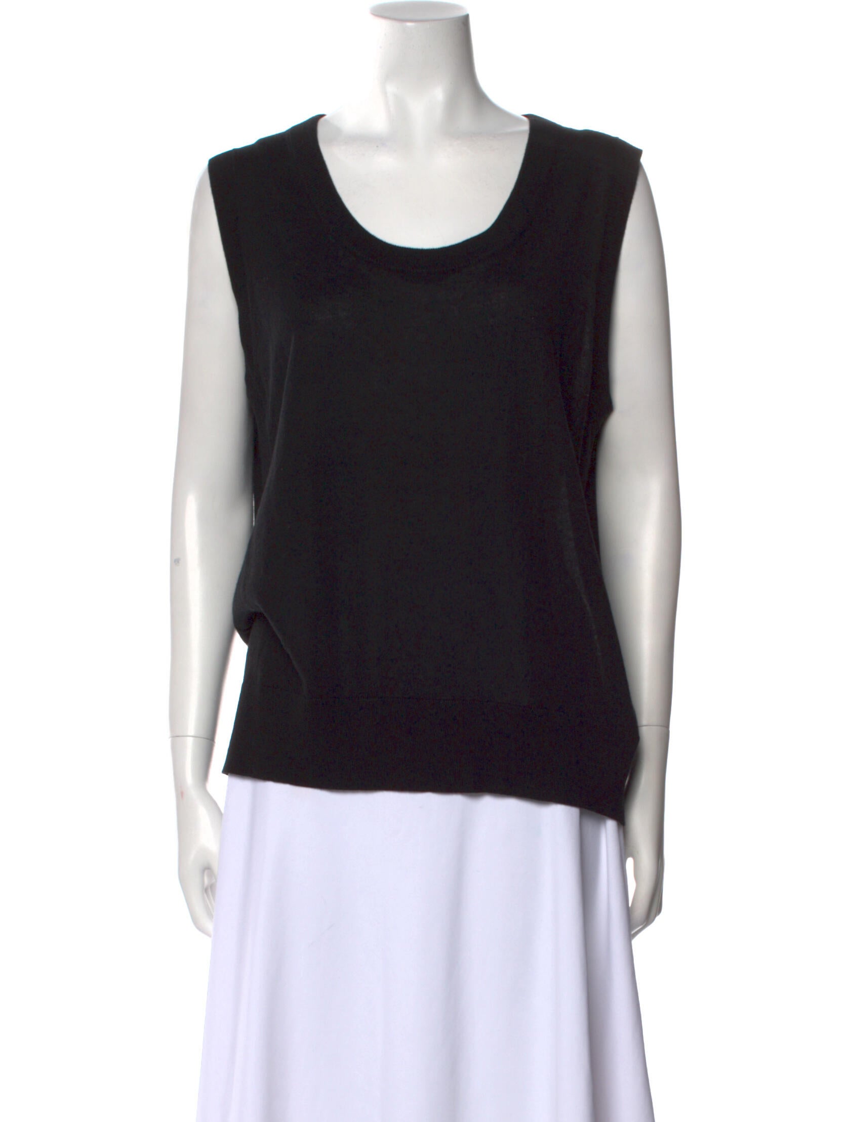 Zadig & Voltaire Silk Scoop Neck Top