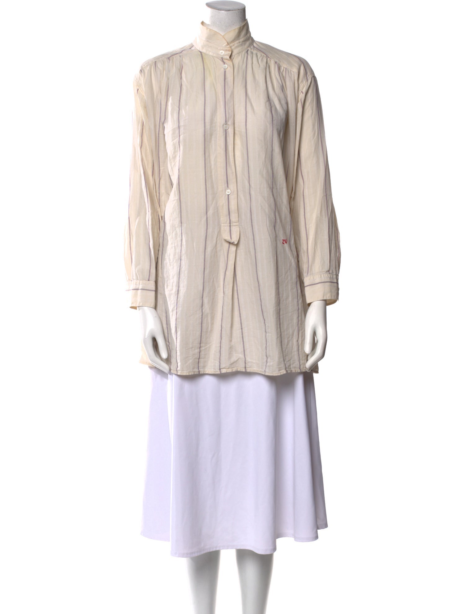 Zadig & Voltaire Mock Neck Long Sleeve Tunic