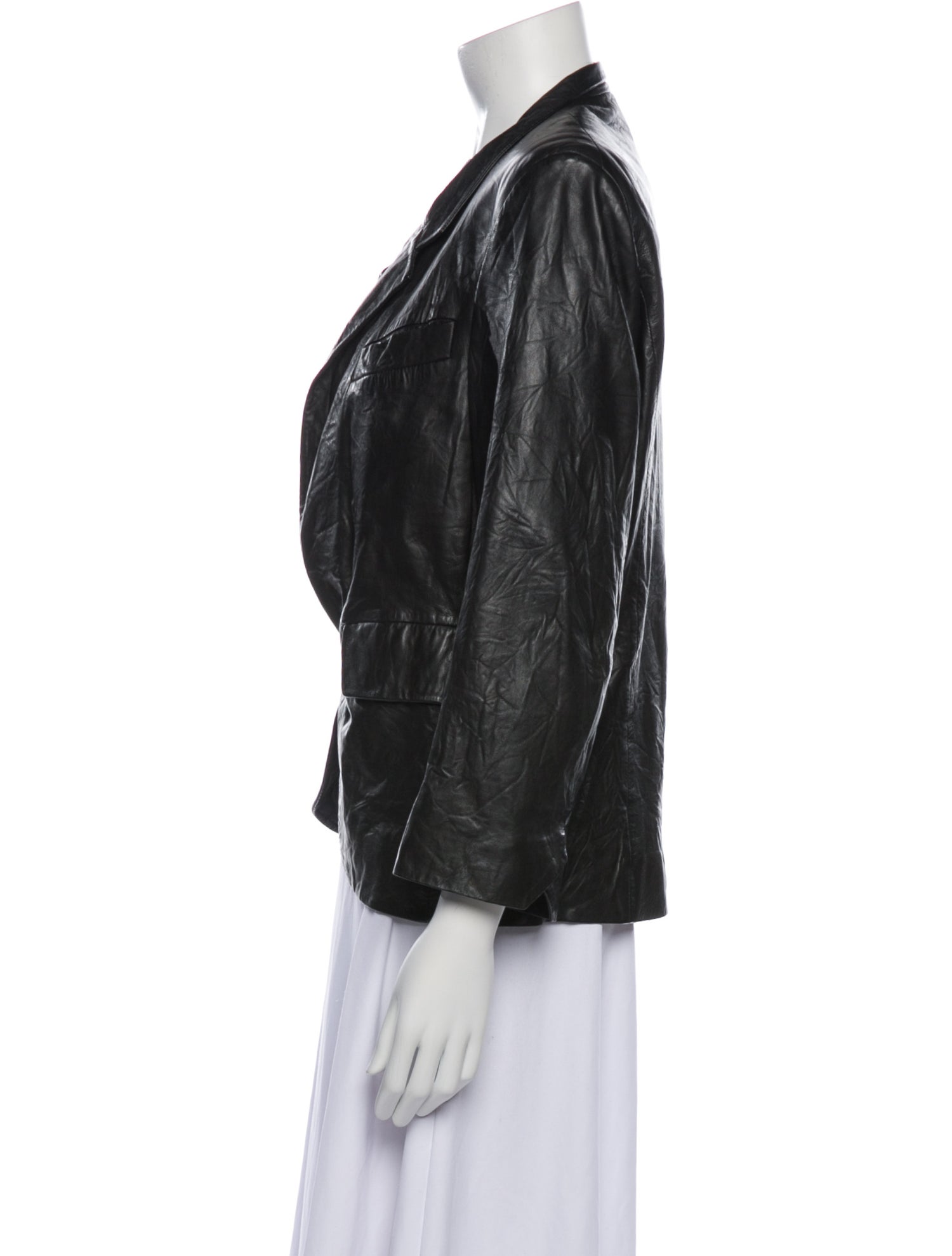 Zadig & Voltaire Leather Blazer