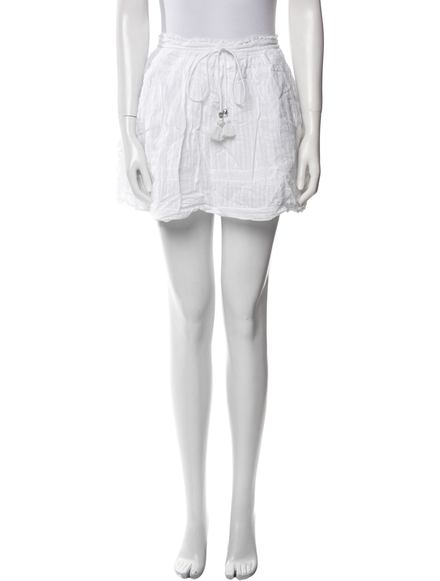 Zadig & Voltaire Tassel Accents Mini Skirt