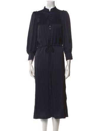 Zadig & Voltaire Mock Neck Long Dress